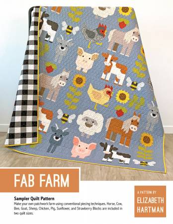 Elizabeth Hartman Quilt Pattern - Fab Farm - Elizabeth Hartman - #EH069 - Quilt Pattern