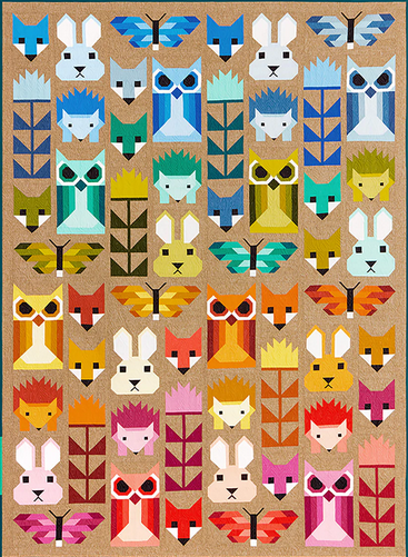 Elizabeth Hartman Quilt Pattern - Fancy Forest - Elizabeth Hartman - #EH023 - Quilt Pattern