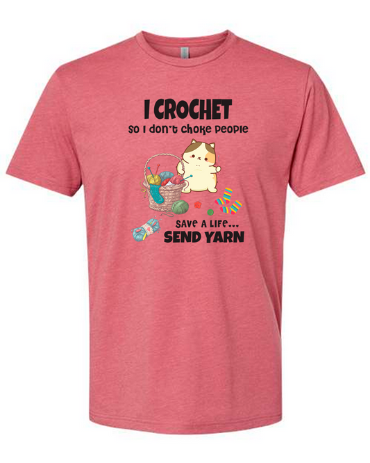 Crochet so I don't Choke People