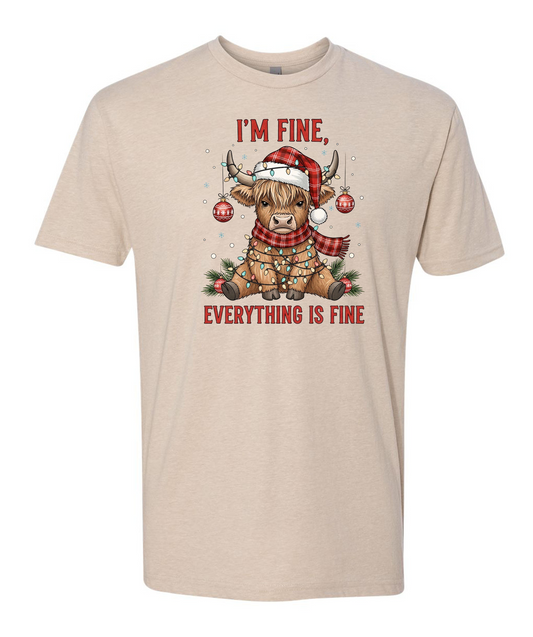 I’m Fine Highland Cow