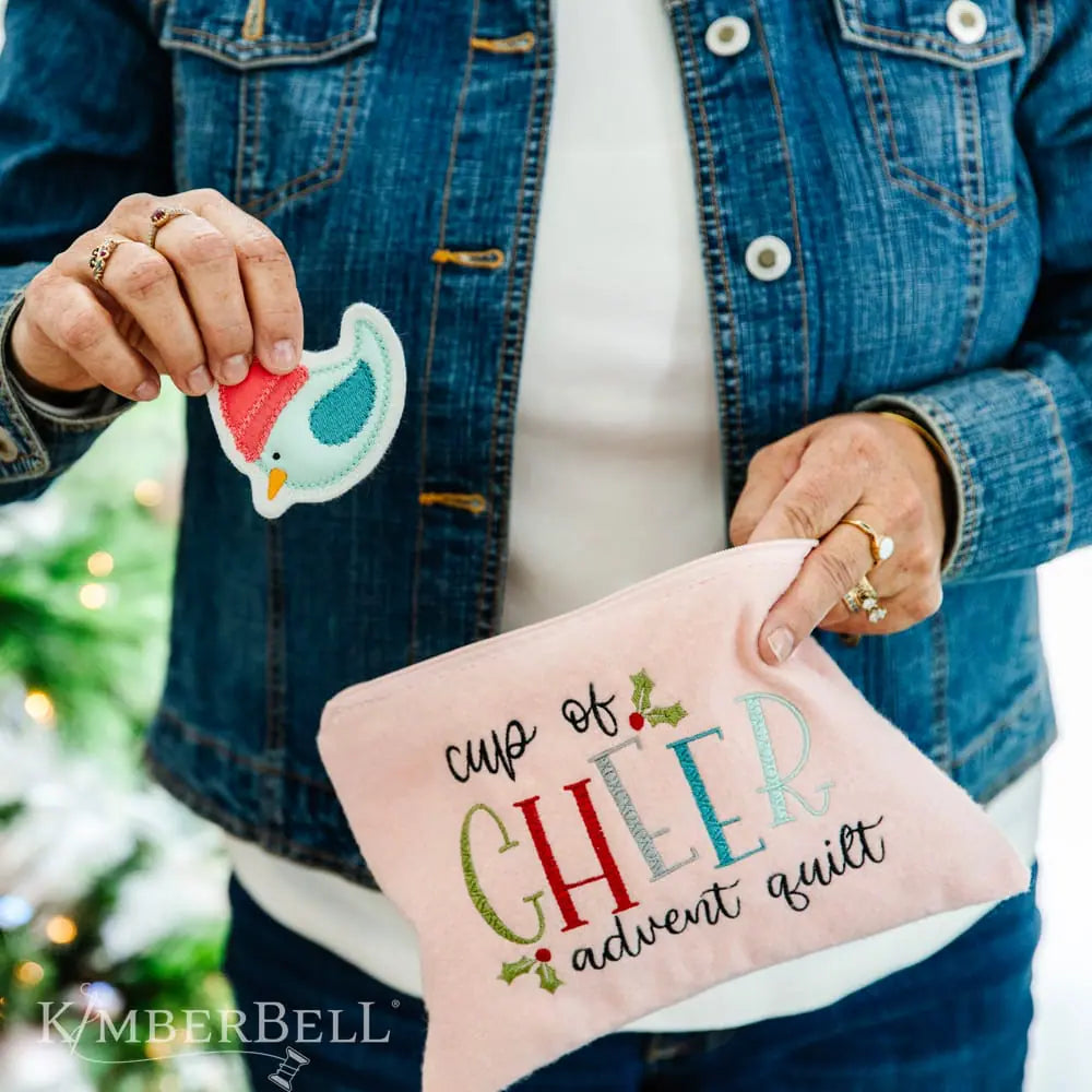 Kimberbell Designs - Cup of Cheer Advent Quilt Book with CD - #KD812