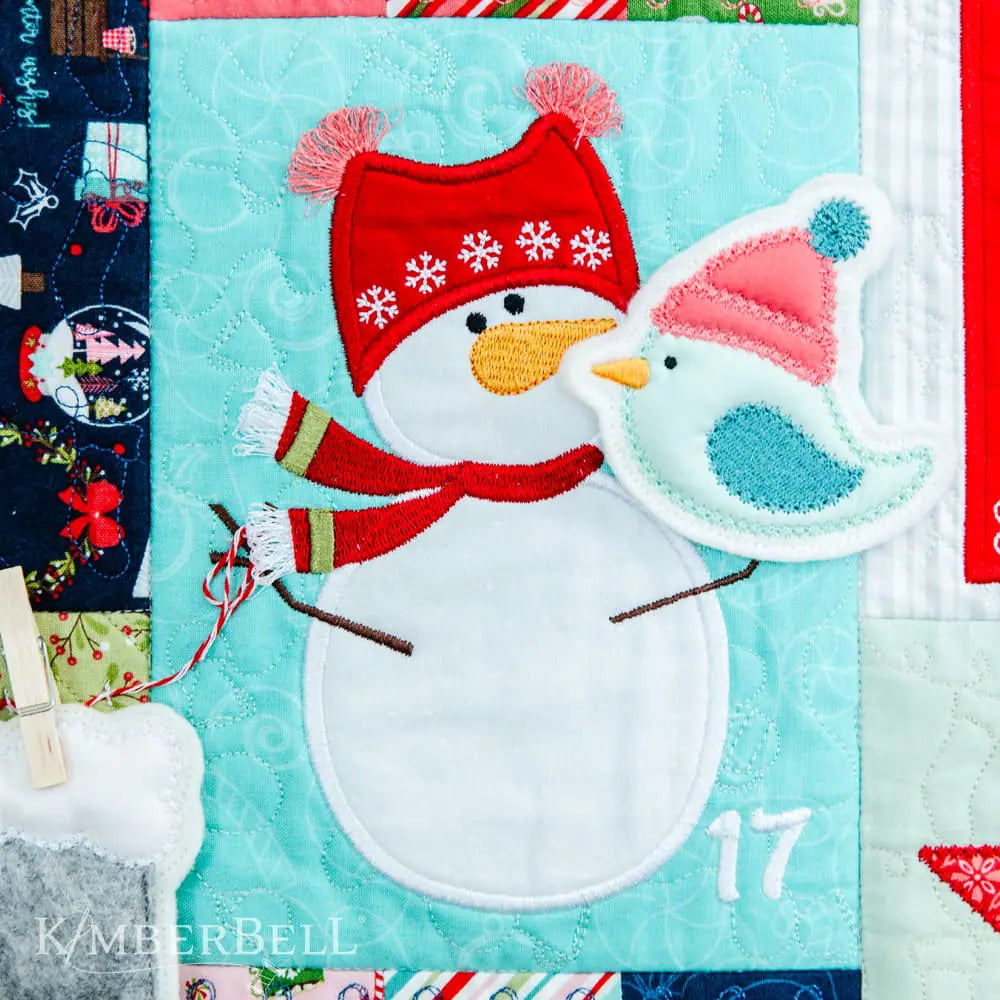 Kimberbell Designs - Cup of Cheer Advent Quilt Book with CD - #KD812