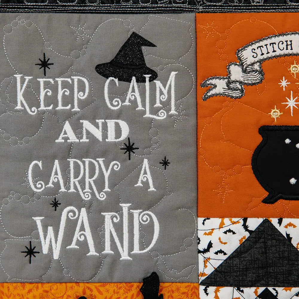 Kimberbell Designs - Pumpkins and Potions Ladder Quilt Book with CD - #KD817