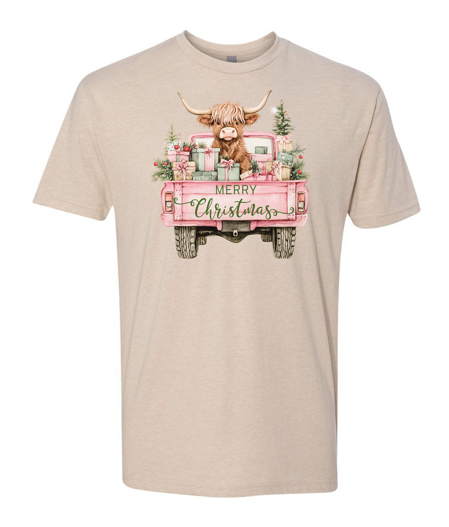 Merry Christmas Highland Cow