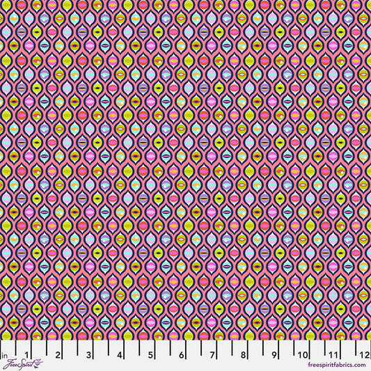 Free Spirit Tula Pink Tabby Road Deja Vu Fabric - Cats Eyes - Prism - PWTP095.PRISM - Cotton Fabric