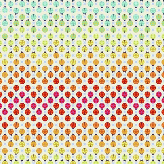 Free Spirit Tula Pink Painted Ladies Fabric - Pint Size Prints - Glow - PWTP183.GLOW - Cotton Fabric