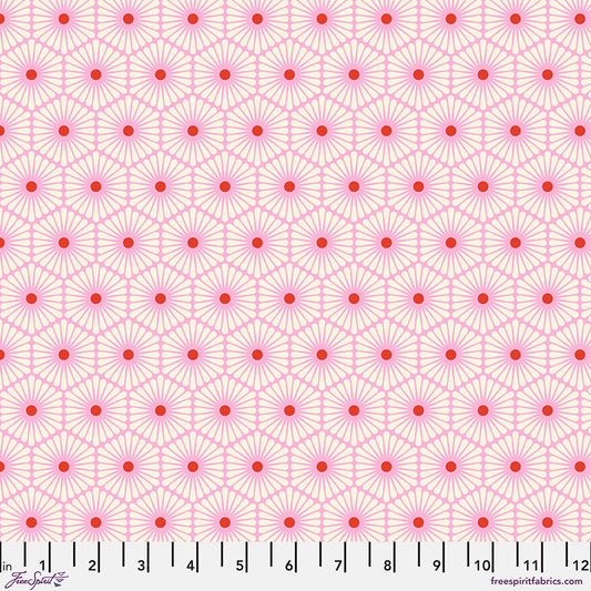 Free Spirit Tula Pink Besties Fabric - Daisy Chain - Blossom - PWTP220 - Cotton Fabric