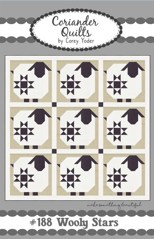 Corey Yoder Quilt Pattern - Wooly Stars - Coriander Quilts Pattern - Sheep - #CQP188 - Quilt Pattern