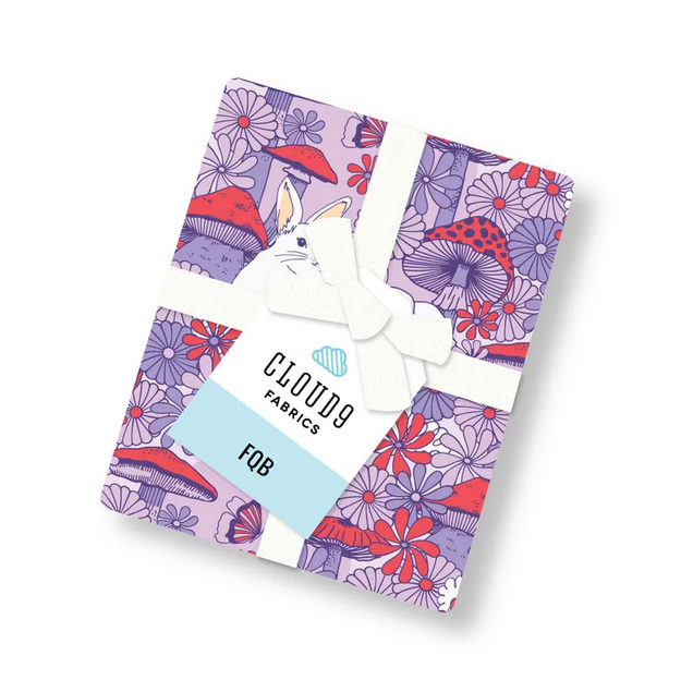 Cloud 9 Forest Friends Fat Quarters - 14 Fat Quarters Bundle - Organic Cotton - Rabbit - Mouse - Squirrel - Raccoon - Bear - Deer