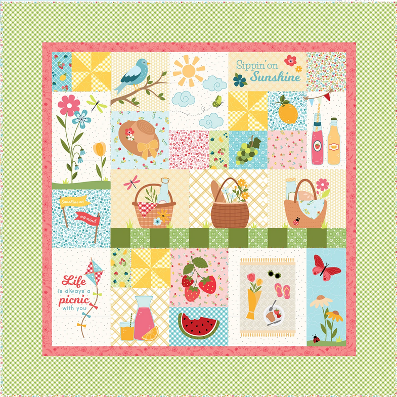 Kimberbell Designs - Sippin on Sunshine Feature Quilt Book with Digital Download Code - #KD822