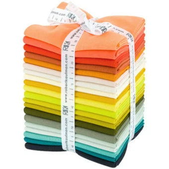 Kona Solids Fat Quarter Bundle - Elizabeth Hartman - Robert Kaufman - 20 Fat Quarters - FQ-1475-20 - Cotton - Pre-cut Fabric