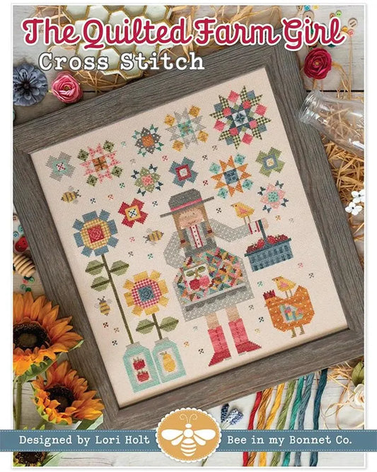 It's Sew Emma Cross Stitch Pattern - The Quilted Farm Girl by Lori Holt - Cross Stitch Pattern - ISE-4098
