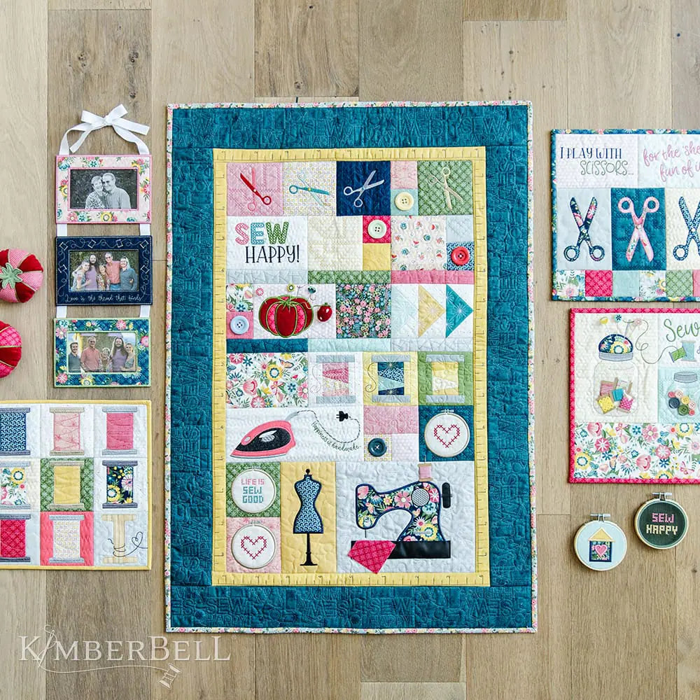 Kimberbell Designs - Oh Sew Delightful Quilts and Decor Machine Embroidery Book with CD - #KD813